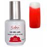 UV gel lak GABRA 19 jasně červená 14 ml - Gel laky Gel laky
